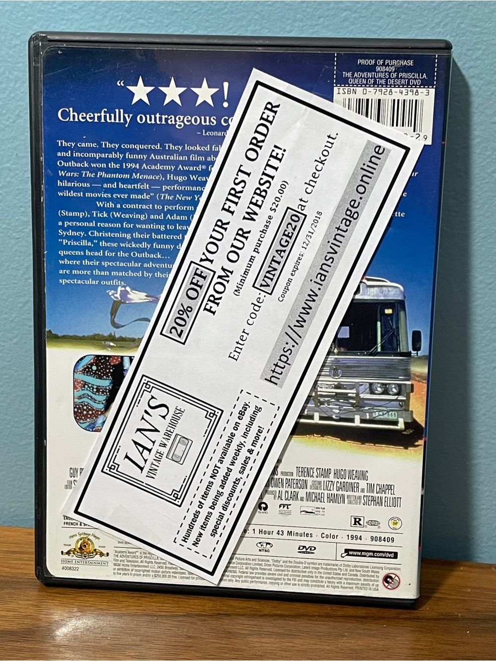 BUY 2 GET 3rd FREE Adventures of Priscilla Queen of the Desert DVD - Picture 3 of 4